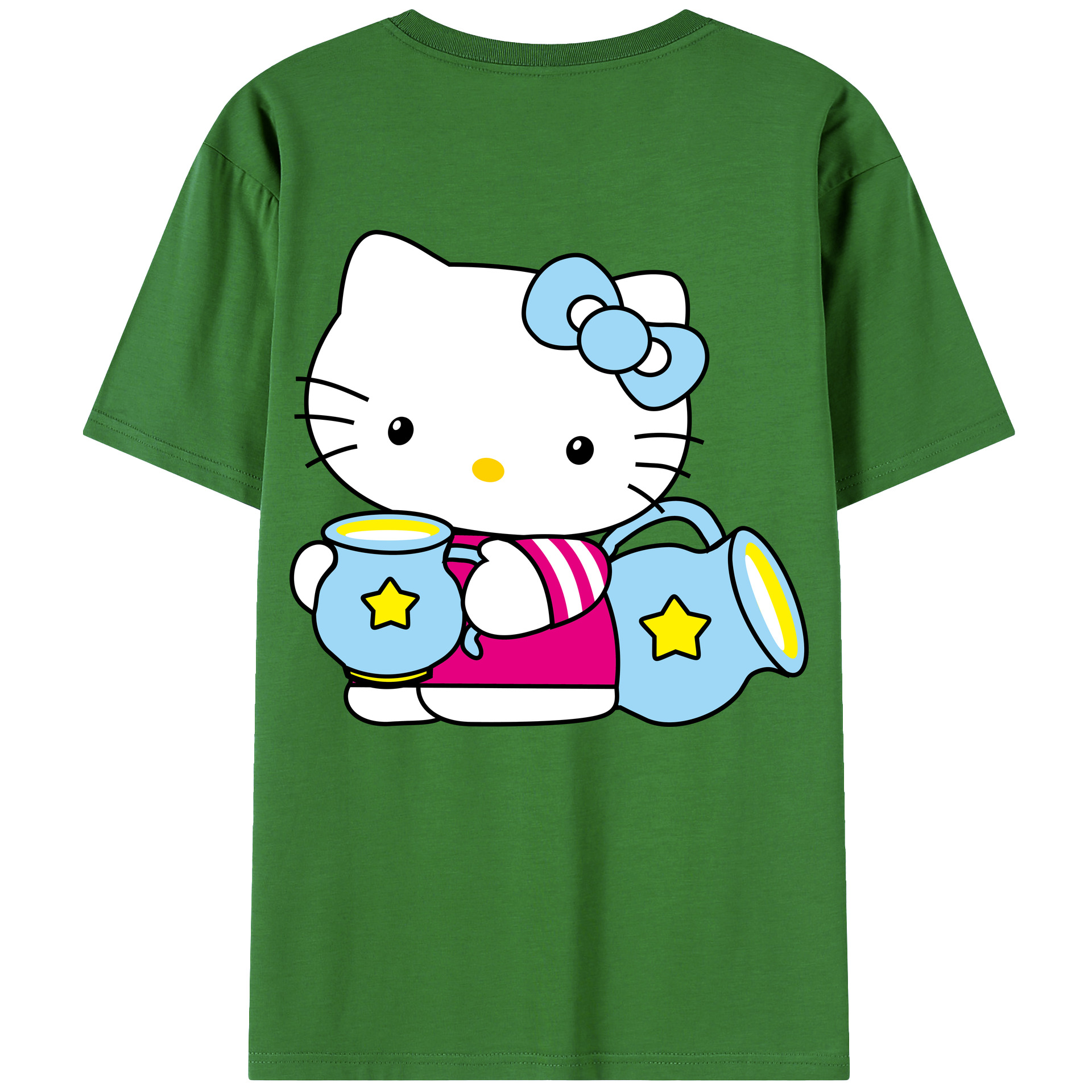 （画像用） Hello Kitty ハローキティ レディース半袖Tシャツ(バックプリント)